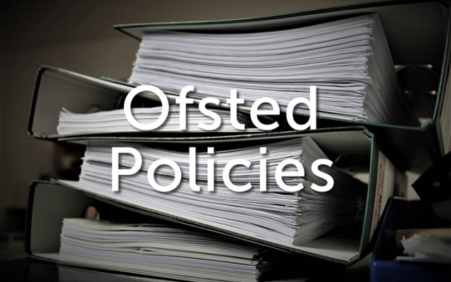 Ofsted Required School Policies