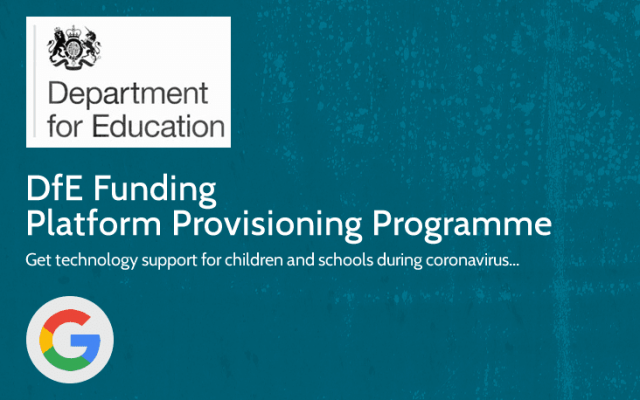 DfE Funding – Platform Provisioning Programme